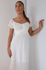 Claudia Midi Dress - White