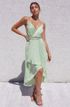 Cloud Nine Dress - Pistachio Sage