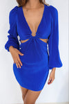 Coco Mini Dress - Electric Blue