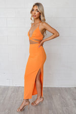 Cyprus Skirt - Mango Orange