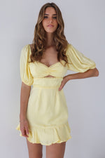 Cyrus Mini Dress - Yellow