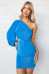 Delta Mini Dress - Blue