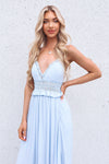 Elara Maxi Dress - Baby Blue