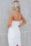 Elijah Midi Dress - White