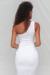 Ensley Midi Dress - White