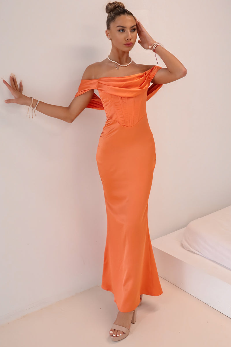 Grazia Formal Dress - Orange