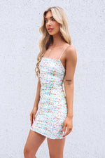 Imogen Mesh Dress - Multi Floral