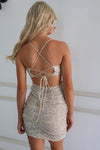 Katniss Sequin Dress - Champagne