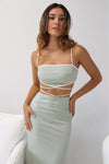 Kennedy Set Top - Sage Green