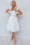 Kenzie Midi Dress - White