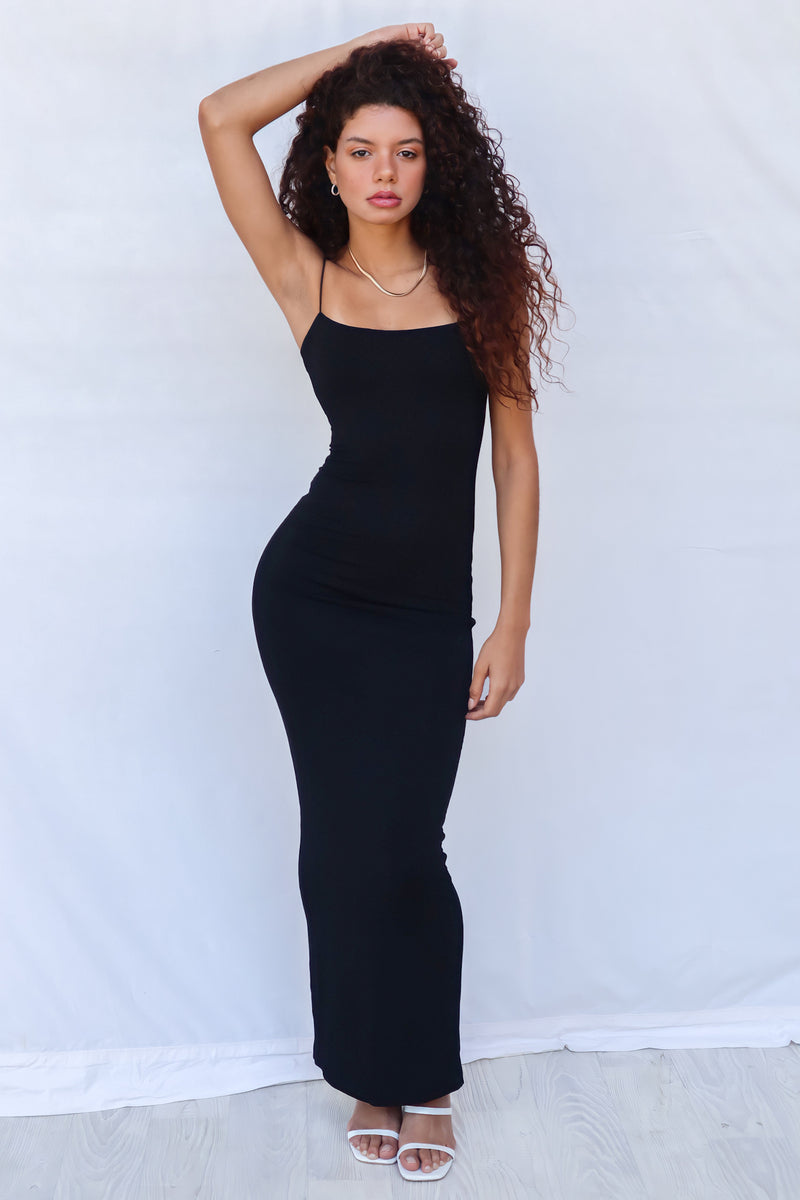 Kim Maxi Dress - Black