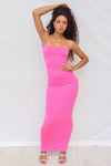 Kim Maxi Dress - Hot Pink