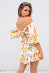 La Lune Dress - Orange Floral