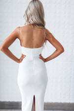 Leah Midi Dress - White