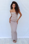 Lisa Maxi Dress - Beige