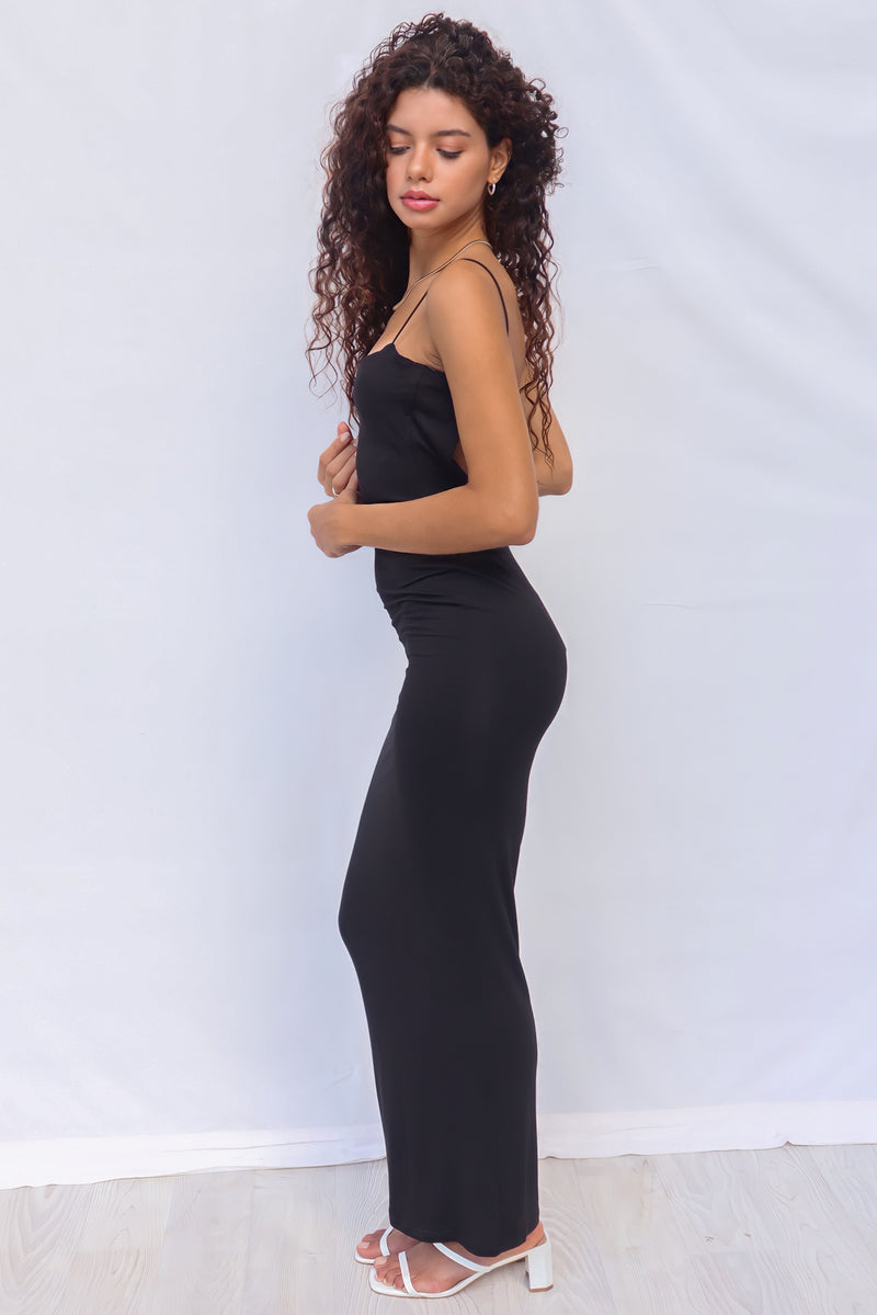 Lisa Maxi Dress - Black