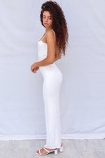 Lisa Maxi Dress - White