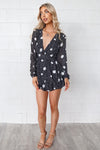 London Playsuit - Black Spots