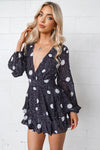 London Playsuit - Black Spots