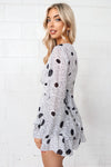 London Playsuit - White Spots