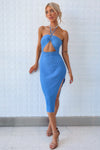 Malibu Midi Dress - Blue