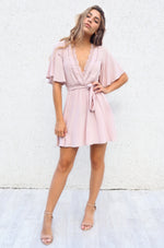 Maple Dress - Mocha Pink