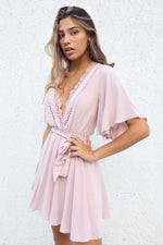 Maple Dress - Mocha Pink