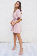 Maple Dress - Mocha Pink