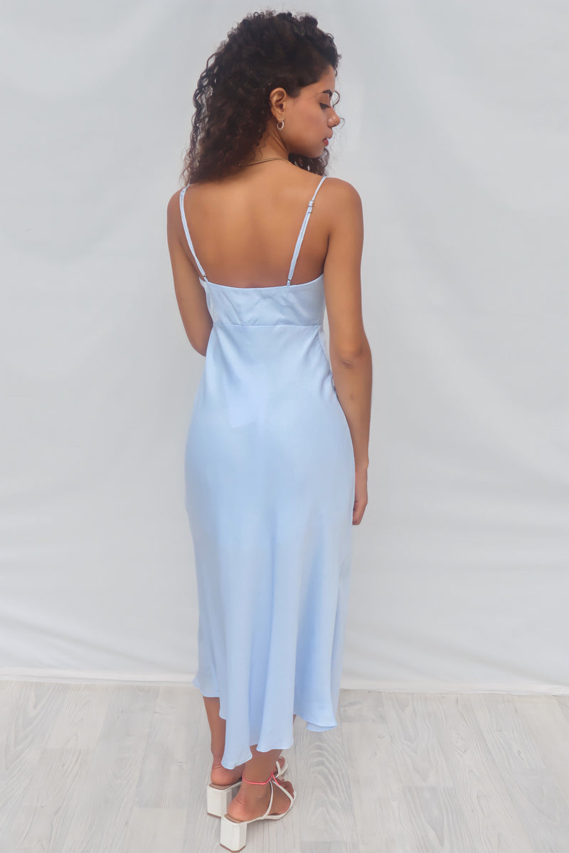 Marienne Midi Dress - Baby Blue