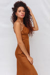 Marienne Midi Dress - Chocolate