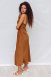 Marienne Midi Dress - Chocolate