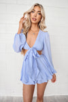 Mayfair Playsuit - Baby Blue