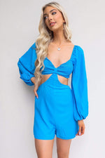 Mila Playsuit - Blue