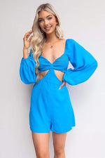 Mila Playsuit - Blue