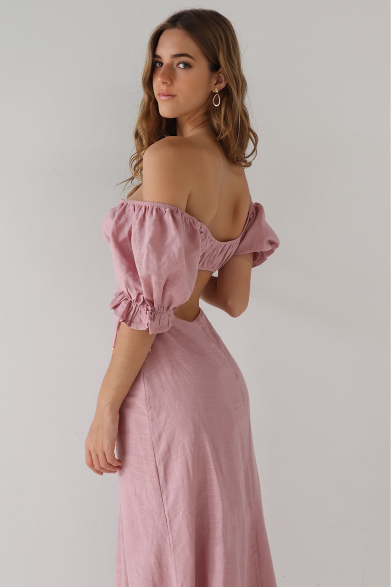 Mirabella Midi Dress - Pink