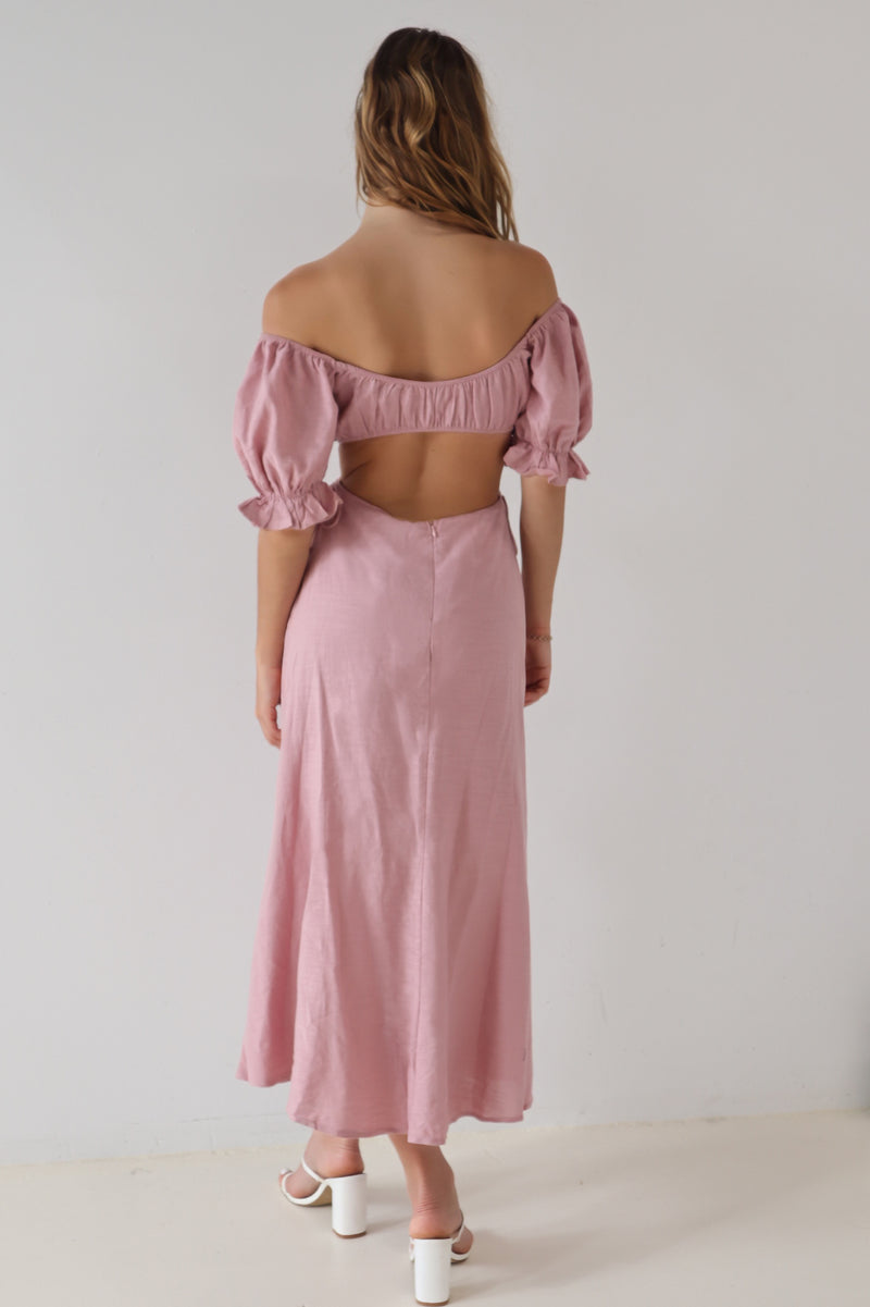 Mirabella Midi Dress - Pink