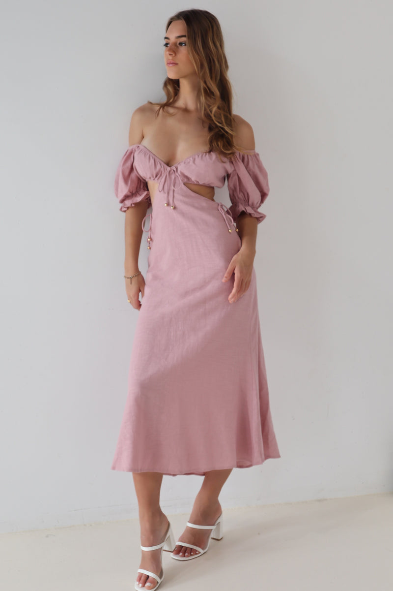 Mirabella Midi Dress - Pink