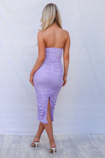 Nataliah Midi Dress - Lilac