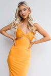 Nia Dress - Mango Orange