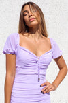 Nina Mesh Dress - Lilac