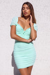 Nina Mesh Dress - Mint Green