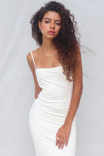 Nylah Midi Dress - White