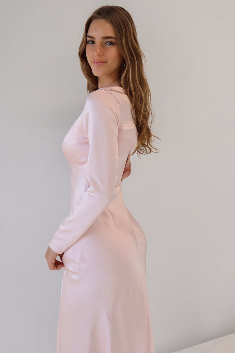 Opella Midi Dress - Blush Pink