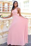 Pandora Multiway Gown - Blush Pink Jersey