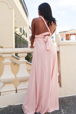 Pandora Multiway Gown - Blush Pink Jersey