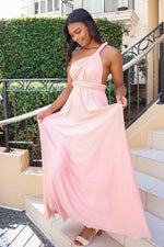 Pandora Multiway Gown - Blush Pink Jersey