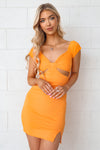 Peyton Dress - Mango Orange