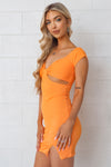 Peyton Dress - Mango Orange