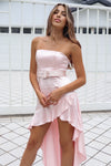 Milano Strapless Gown - Blush Pink