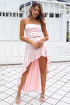 Milano Strapless Gown - Blush Pink